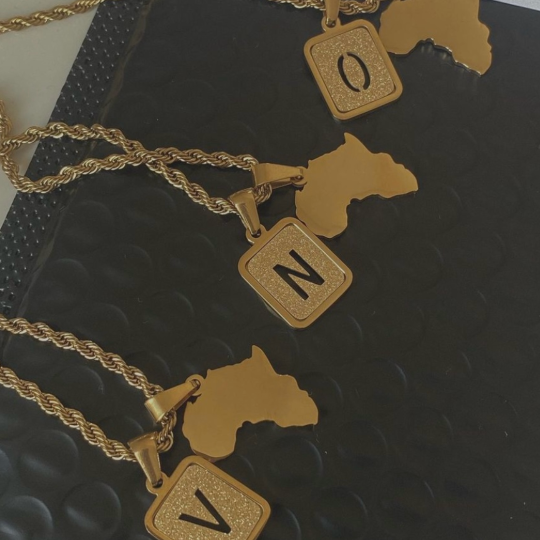 18K Personalized Continent Set