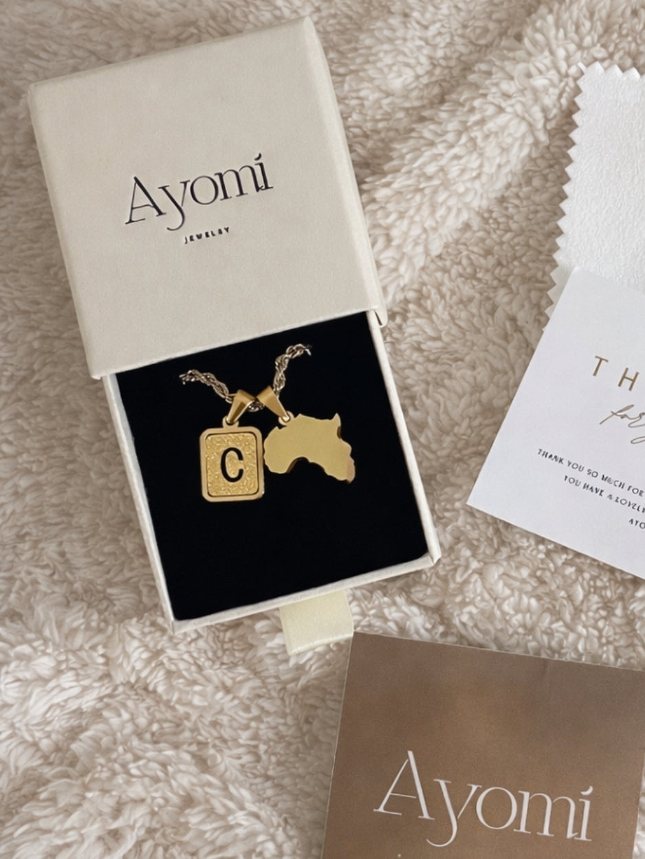 18K Personalized Continent Set