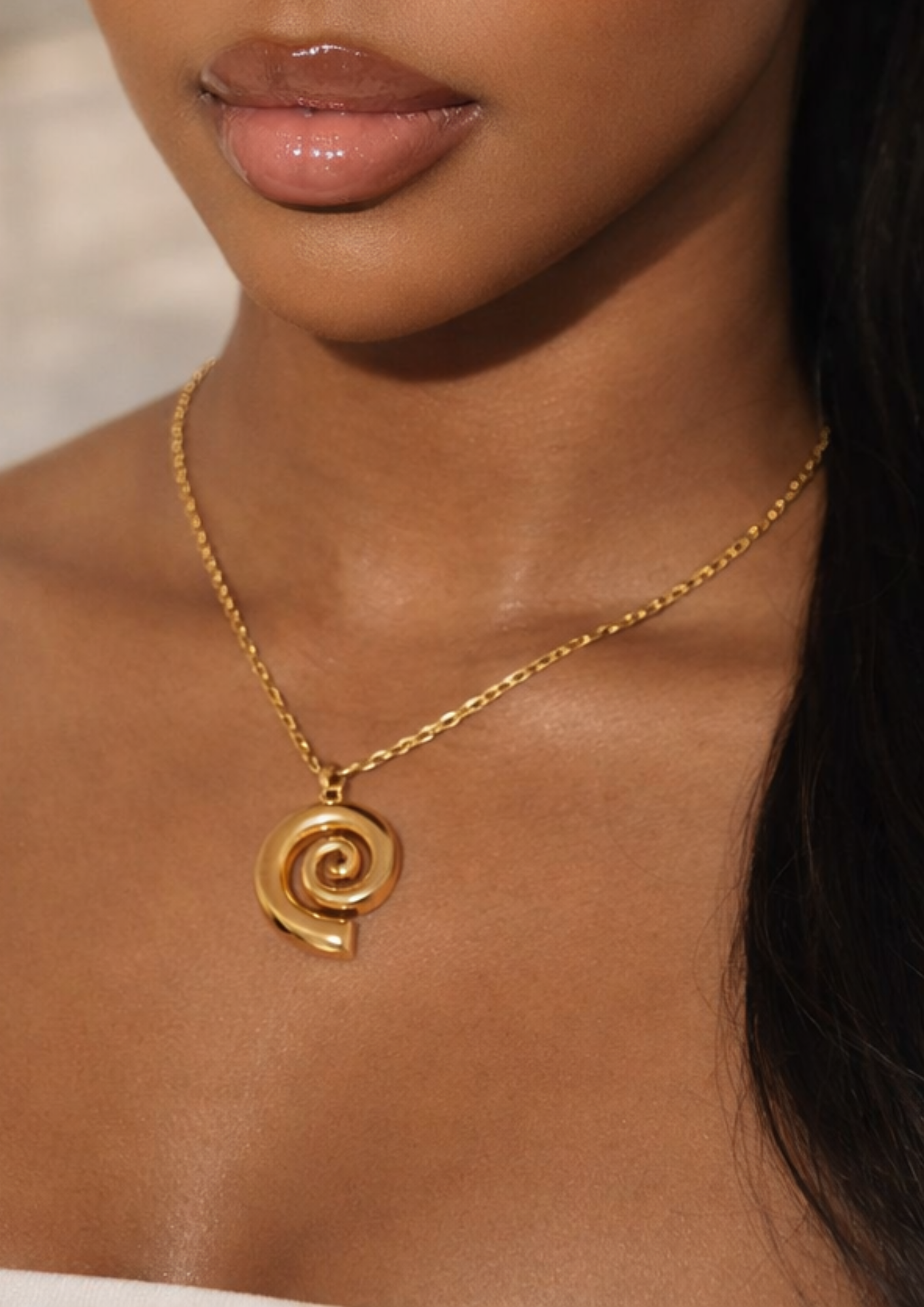 Zandile Necklace | 18K Gold Finish